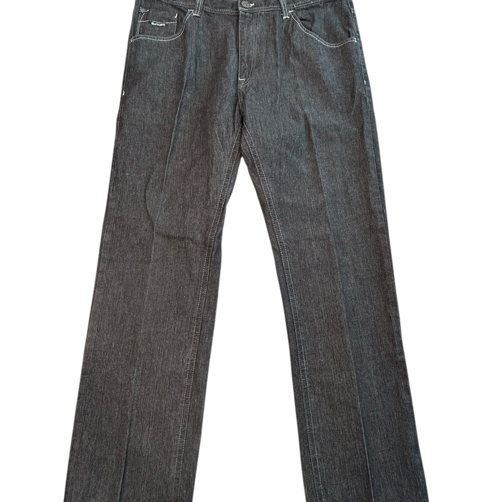 Enyce Men's‎ Charcoal Y2K Skater Grunge Jeans 40/34 - Picture 2 of 12